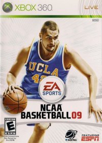NCAA Basketball 09 Playstation 3 US box art